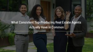 Group of agents standing in celebration